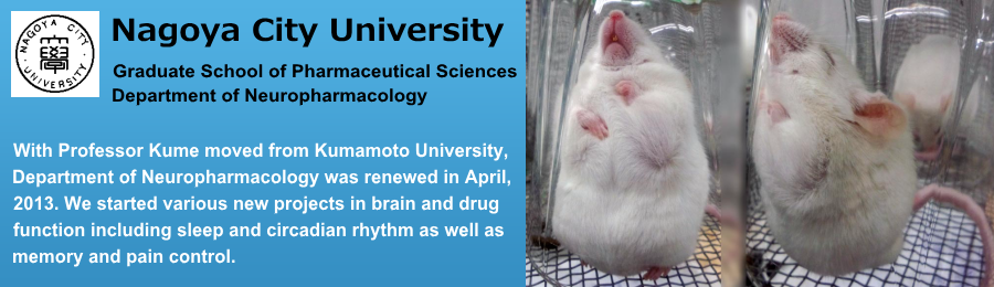 Nagoya City University, Graduate School of Pharmaceutical Sciences, Department of Neuropharmacology