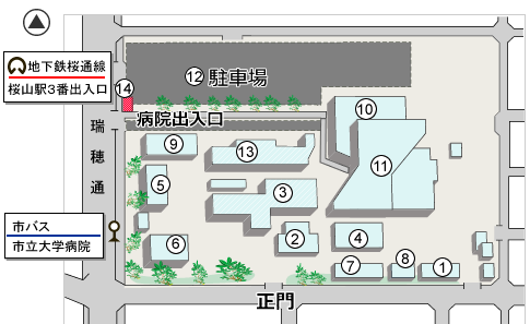 名古屋市立大学医学部（桜山キャンパス）