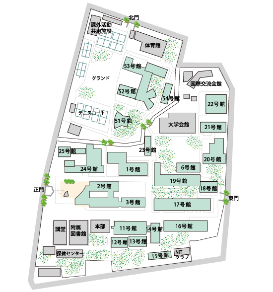 名古屋工業大学キャンパスマップ